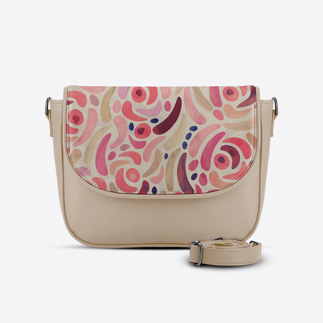 Beige Messenger Crossbody Spotted - CANVAEGYPT