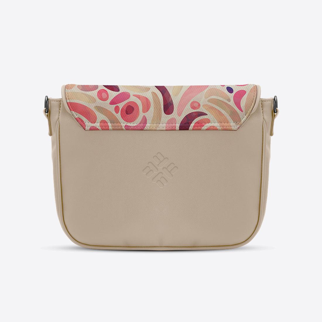 Beige Messenger Crossbody Spotted - CANVAEGYPT