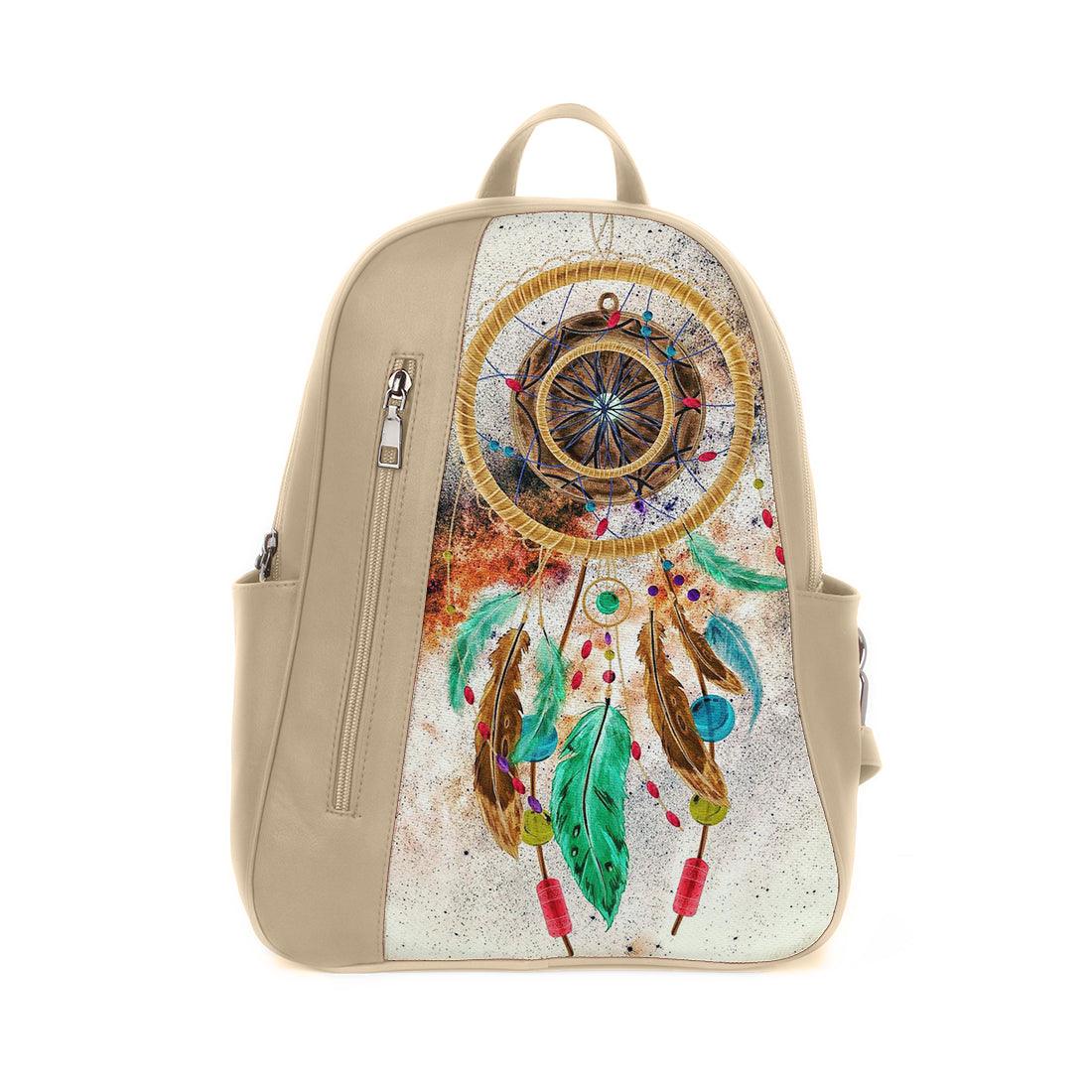 Beige Mixed Backpack Dream Catcher - CANVAEGYPT