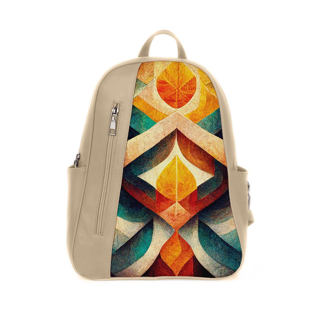 Beige Mixed Backpack Light Bond - CANVAEGYPT
