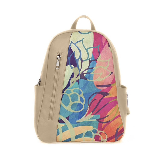 Beige Mixed Backpack Sea herbs - CANVAEGYPT
