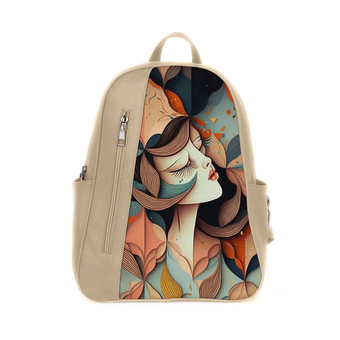 Beige Mixed Backpack Sleeping Beauty - CANVAEGYPT