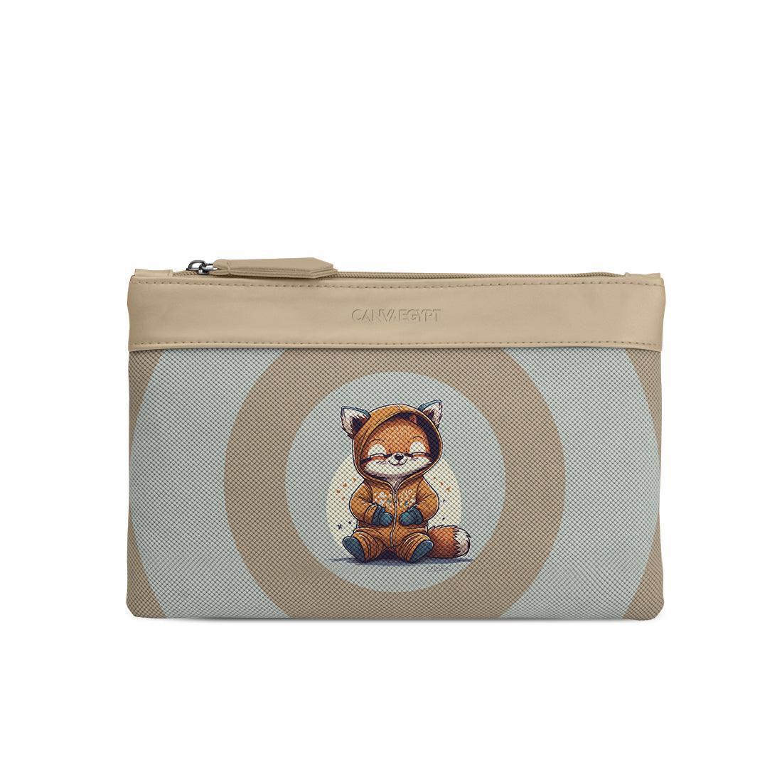 Beige Mixed Pouches Baby Fox - CANVAEGYPT