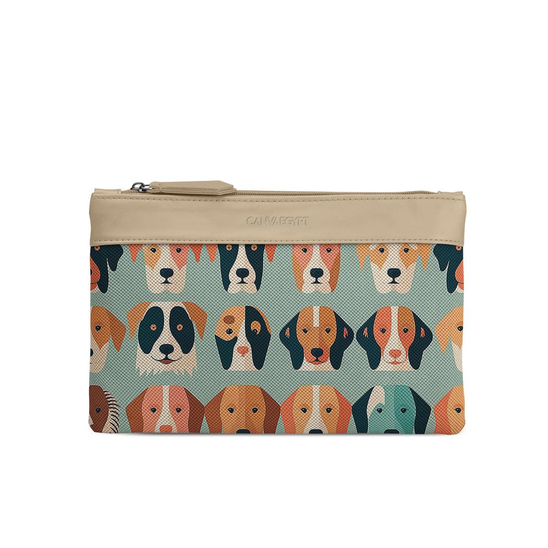 Beige Mixed Pouches Dogs - CANVAEGYPT