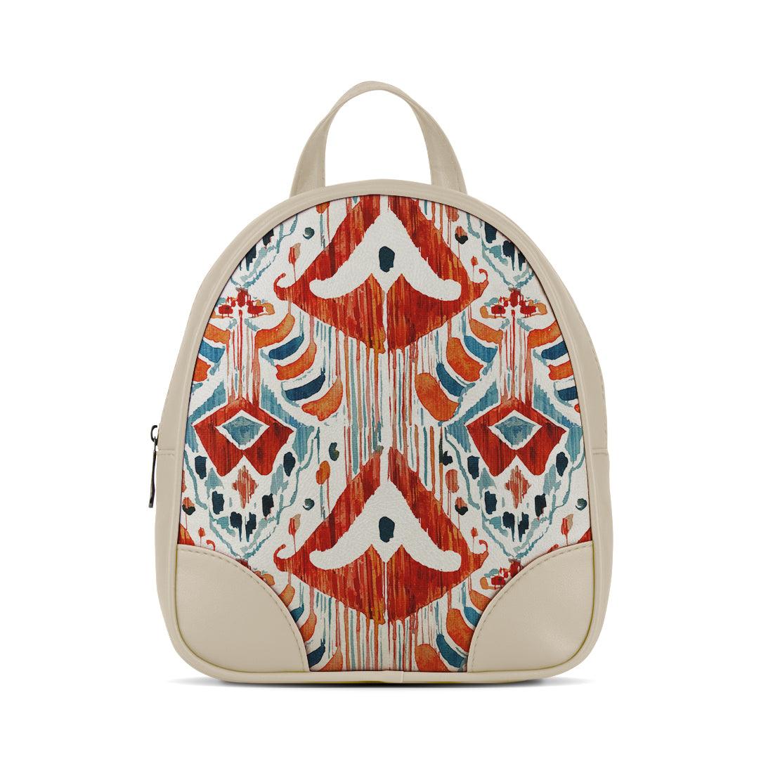 Beige O Mini Backpacks Bali - CANVAEGYPT