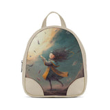 Beige O Mini Backpacks Beautiful Witcher - CANVAEGYPT