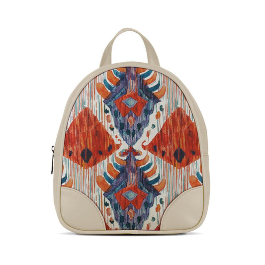 Beige O Mini Backpacks Crush - CANVAEGYPT