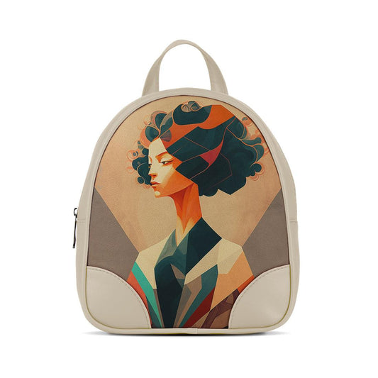 Beige O Mini Backpacks Dignity - CANVAEGYPT