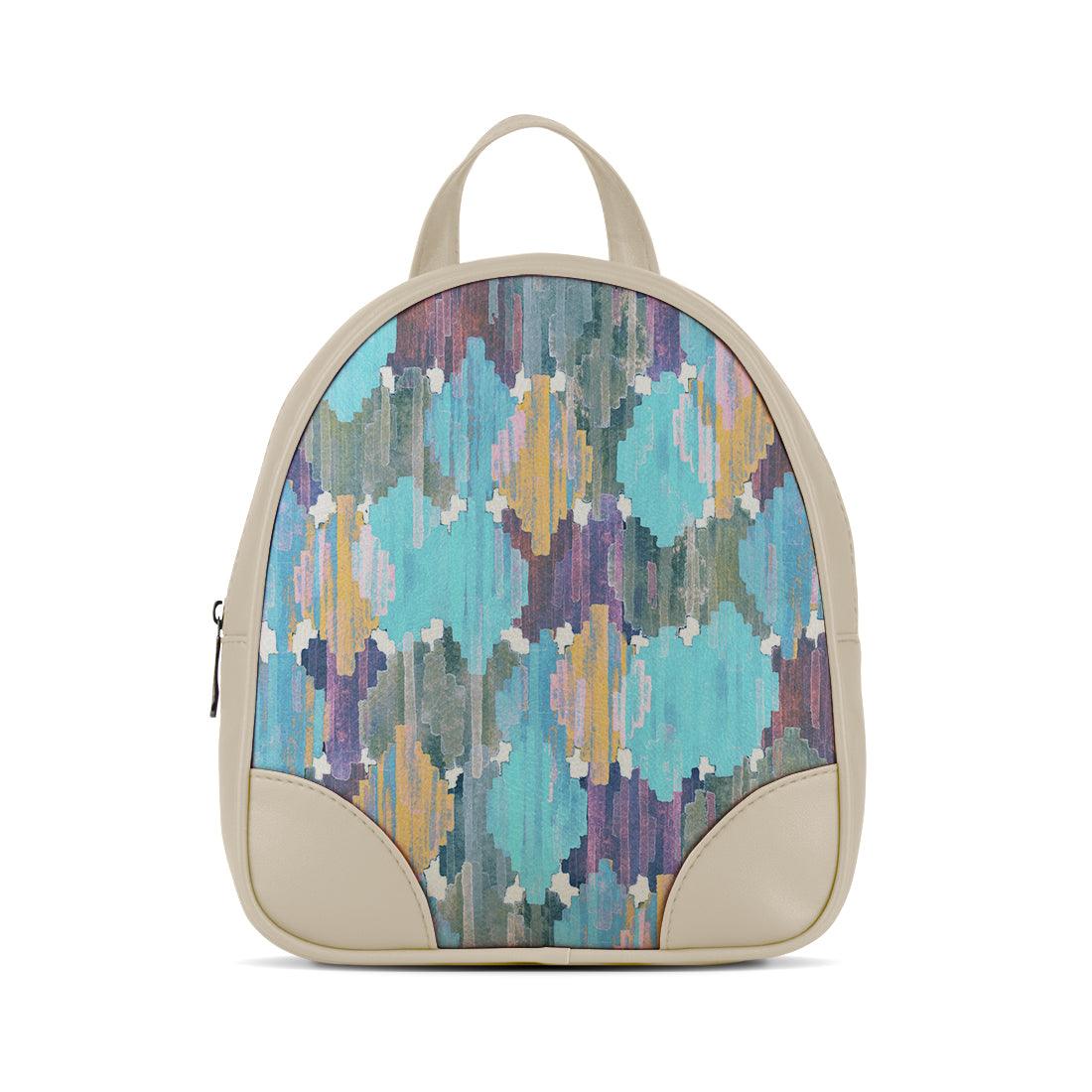 Beige O Mini Backpacks Iris - CANVAEGYPT