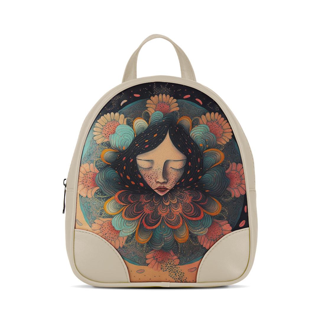 Beige O Mini Backpacks Mandala Style - CANVAEGYPT