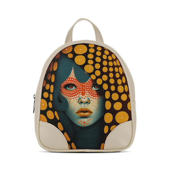 Beige O Mini Backpacks Mystrey - CANVAEGYPT