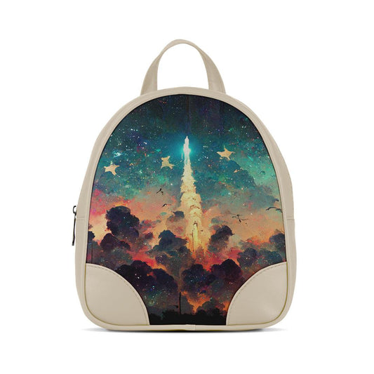 Beige O Mini Backpacks Reach The Star - CANVAEGYPT