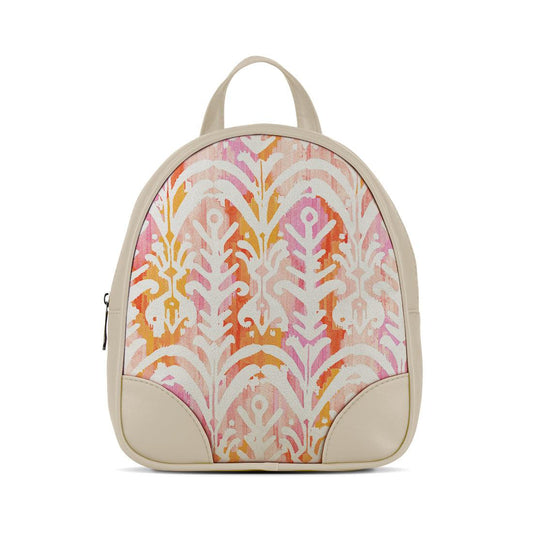 Beige O Mini Backpacks Rose - CANVAEGYPT