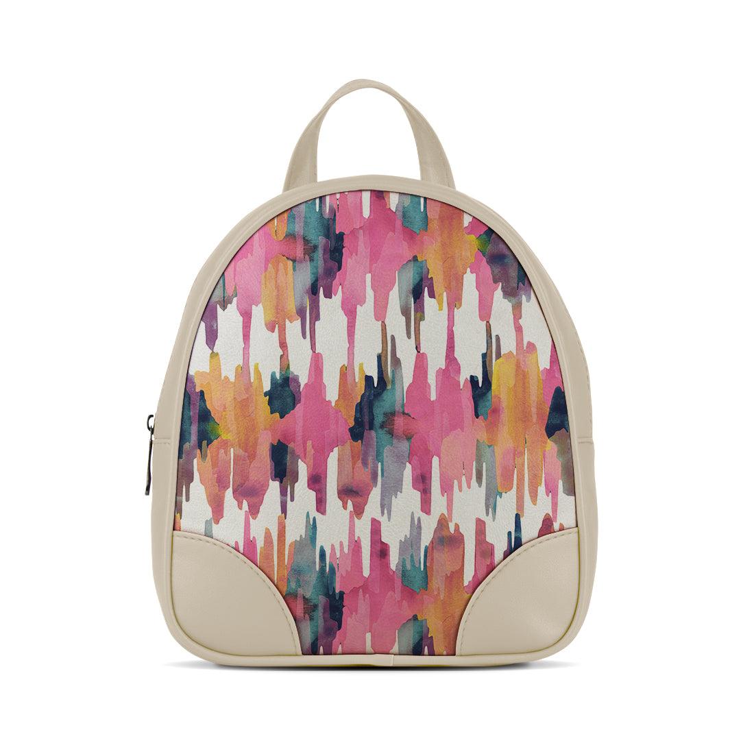 Beige O Mini Backpacks Rose quarts - CANVAEGYPT