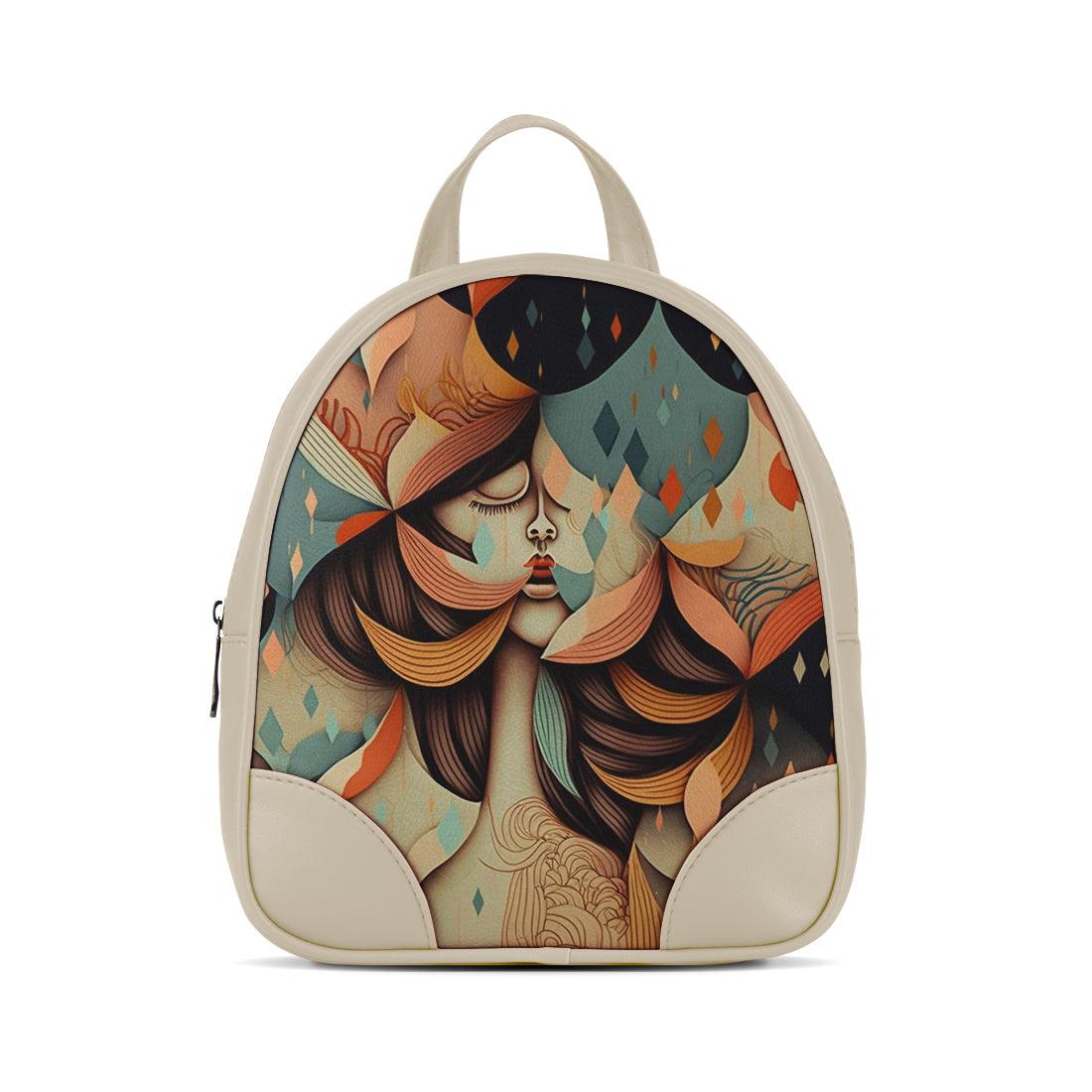 Beige O Mini Backpacks Tessaro - CANVAEGYPT