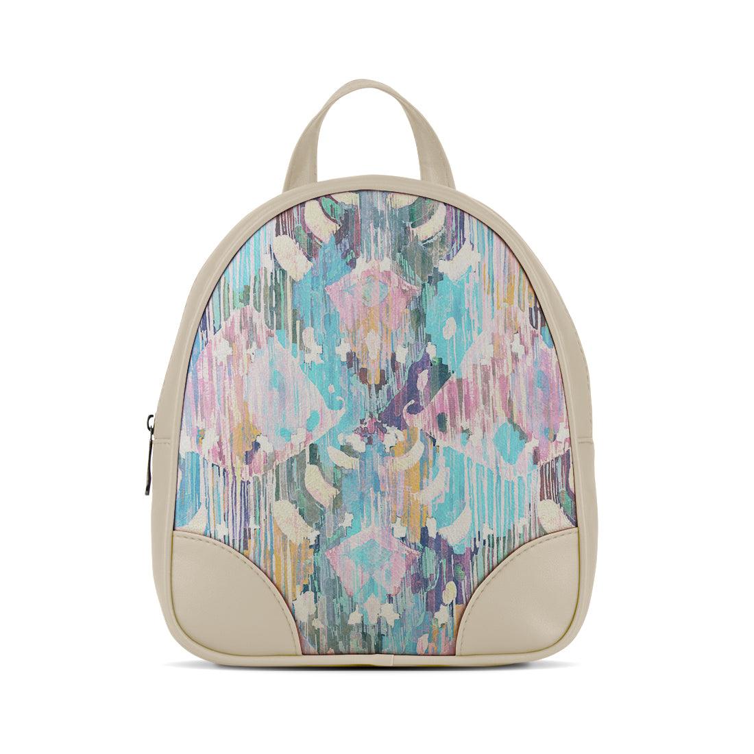 Beige O Mini Backpacks Vibrant purple - CANVAEGYPT