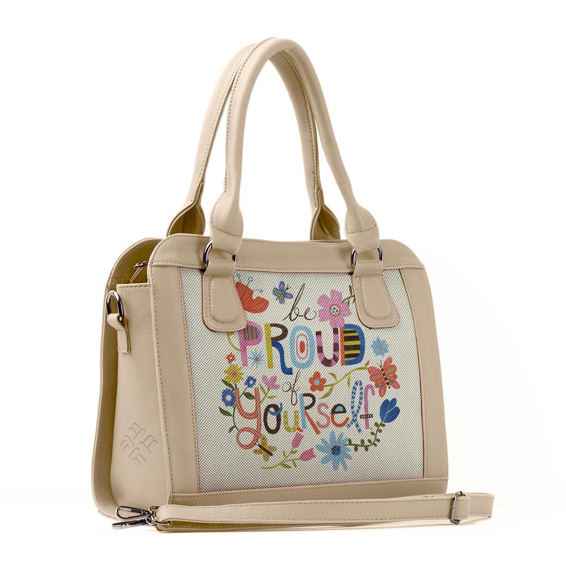 Beige Travel Hobo Bag Be Proud - CANVAEGYPT