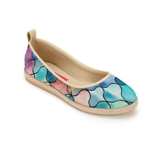 Beige Voyage Round Toe Bloom - CANVAEGYPT