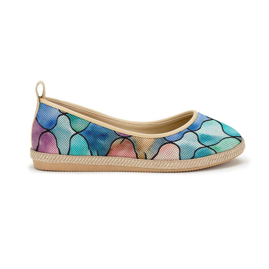 Beige Voyage Round Toe Bloom - CANVAEGYPT