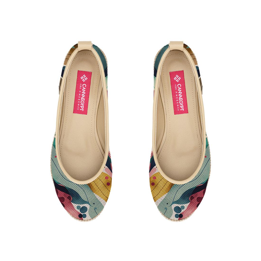 Beige Voyage Round Toe Color Flow - CANVAEGYPT