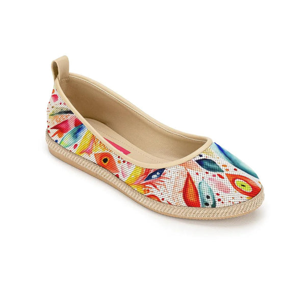 Beige Voyage Round Toe Crossed - CANVAEGYPT