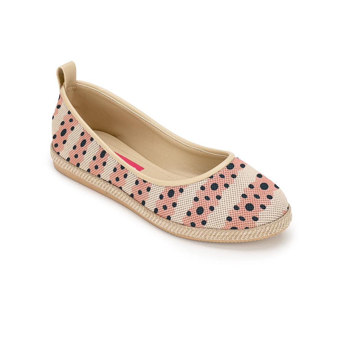 Beige Voyage Round Toe Dot - CANVAEGYPT