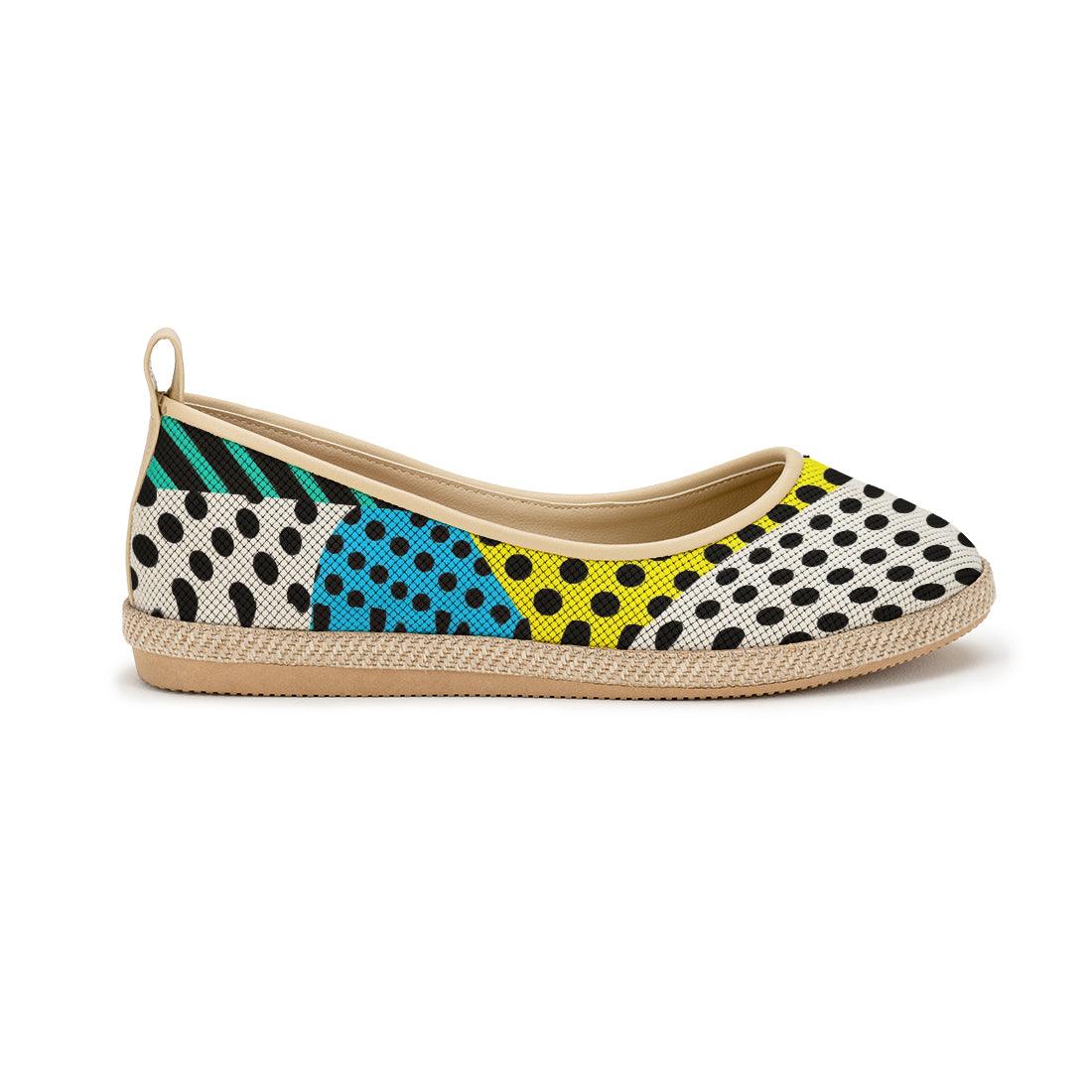Beige Voyage Round Toe Dotted - CANVAEGYPT
