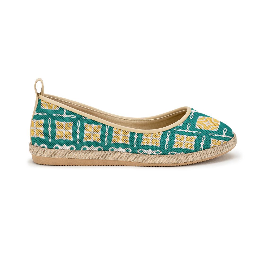 Beige Voyage Round Toe Greeny - CANVAEGYPT
