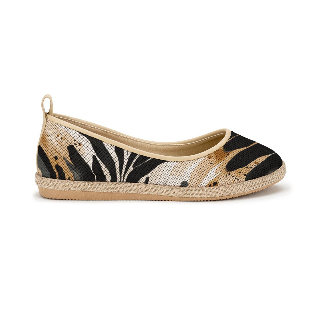 Beige Voyage Round Toe Short Leaf - CANVAEGYPT