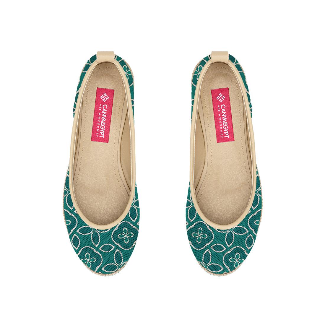 Beige Voyage Round Toe Structures - CANVAEGYPT