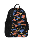 Black Mixed Backpack Autumn