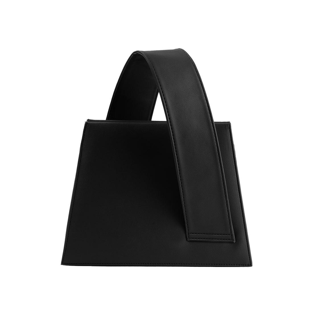 Black One Handed Bag Black Lines Art - CANVAEGYPT