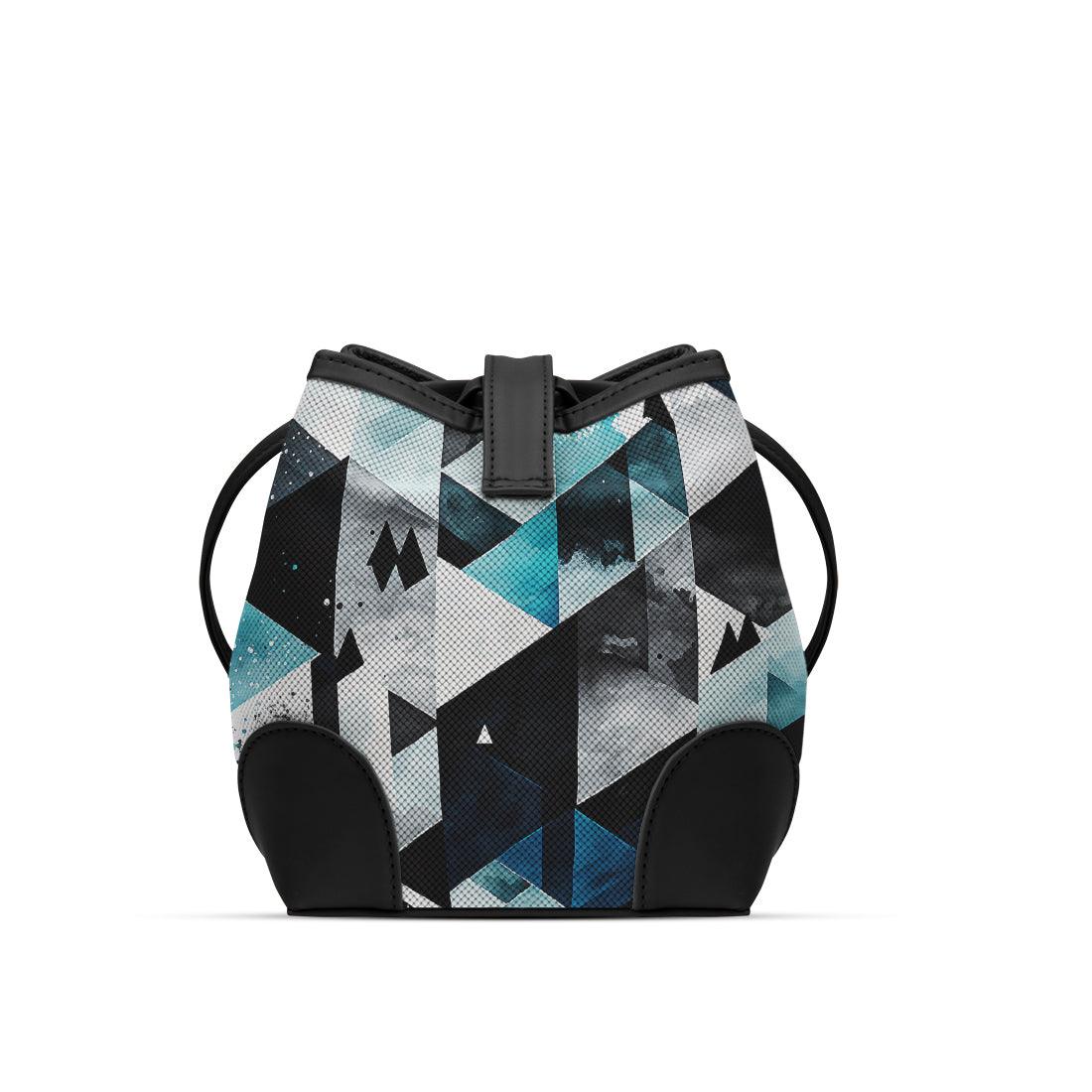 Black Bucket Bags Ice Triangles - CANVAEGYPT