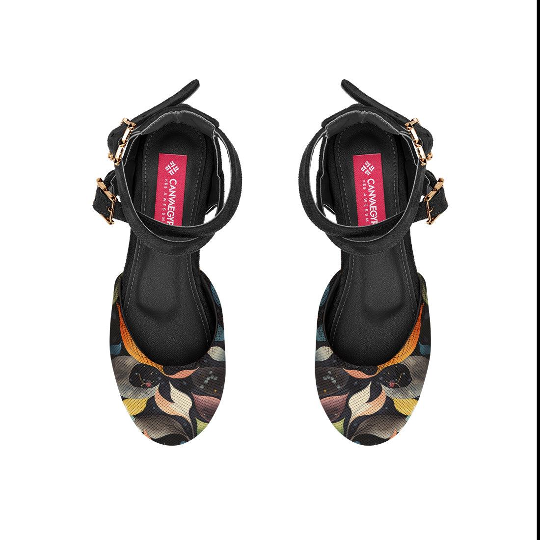 Black Chunky Sandal Coral Reef - CANVAEGYPT