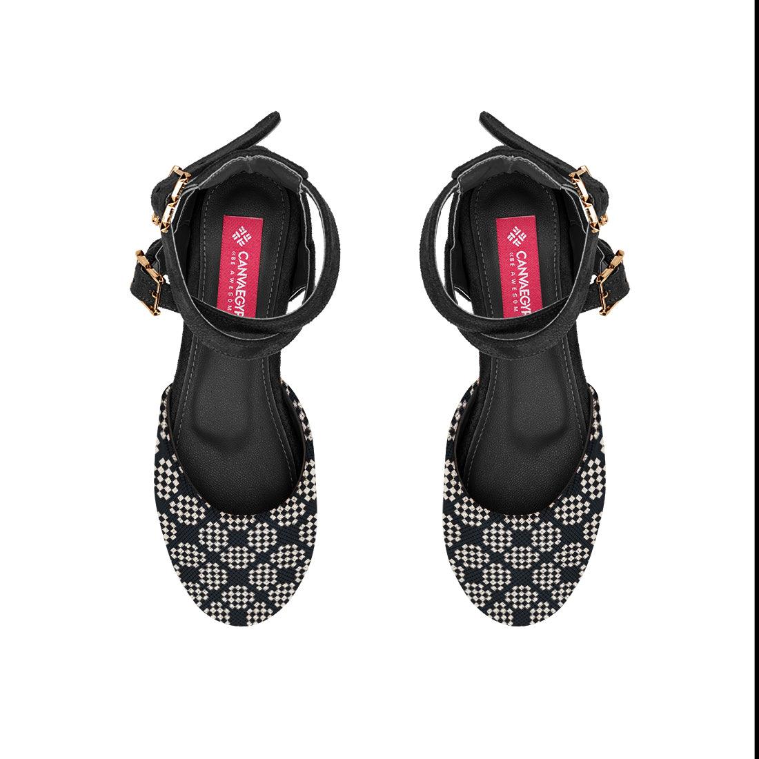 Black Chunky Sandal Dark - CANVAEGYPT