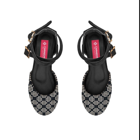 Black Chunky Sandal Dark - CANVAEGYPT