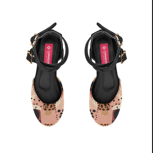 Black Chunky Sandal Dots - CANVAEGYPT