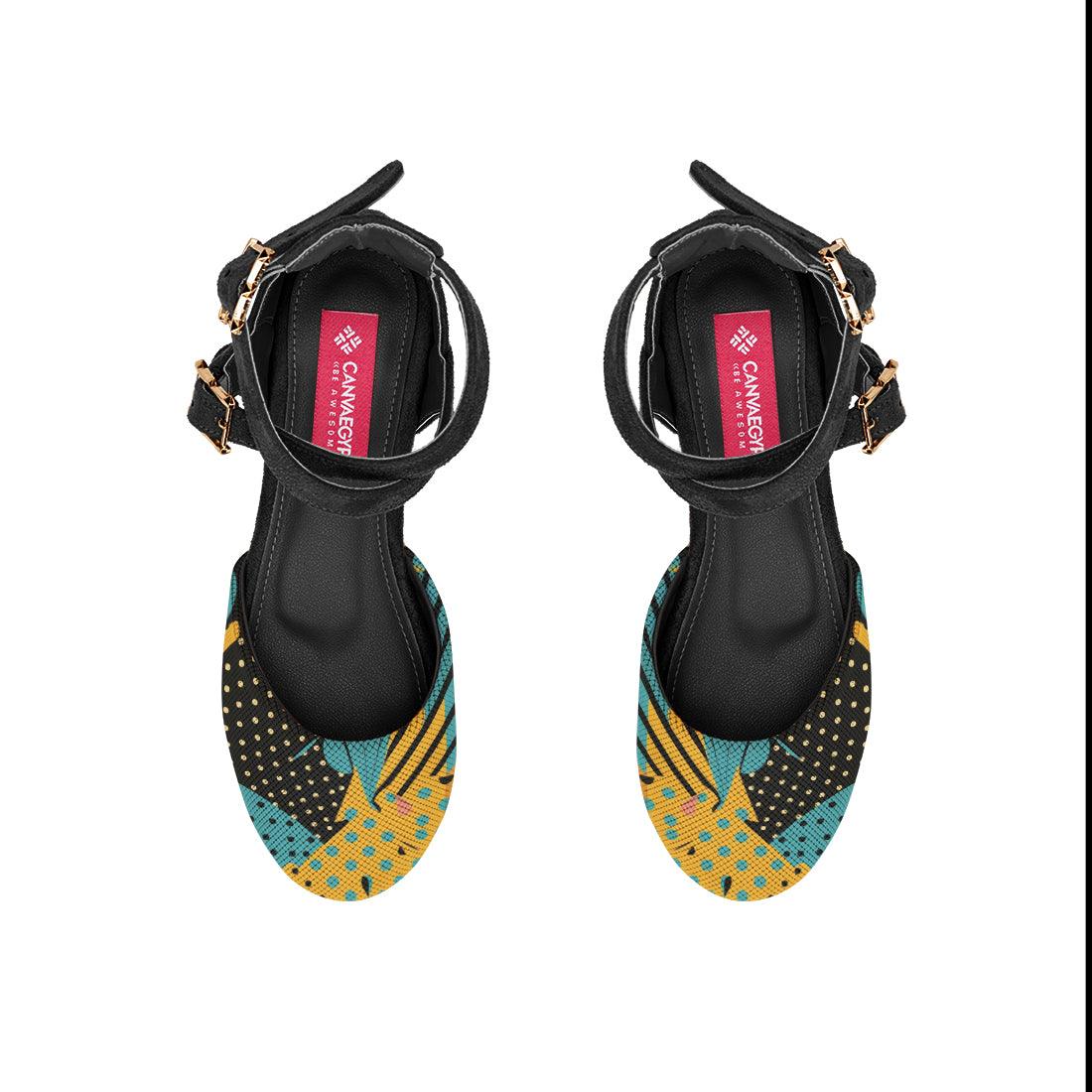 Black Chunky Sandal Scrap - CANVAEGYPT