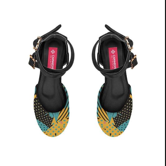 Black Chunky Sandal Scrap - CANVAEGYPT