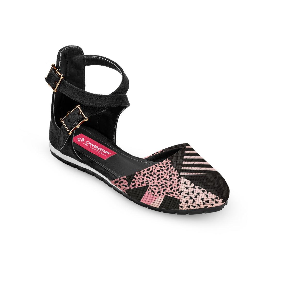 Black Chunky Sandal Scratches - CANVAEGYPT