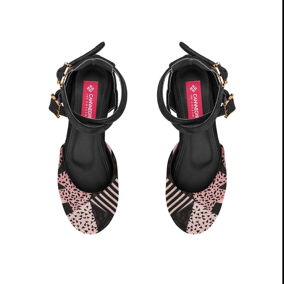 Black Chunky Sandal Scratches - CANVAEGYPT