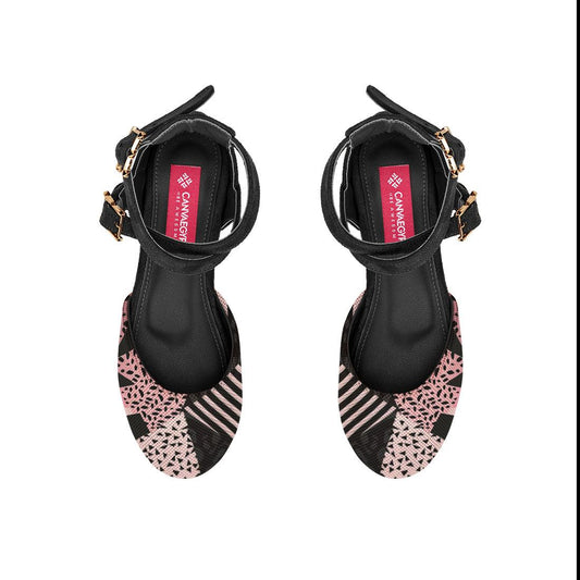 Black Chunky Sandal Scratches - CANVAEGYPT