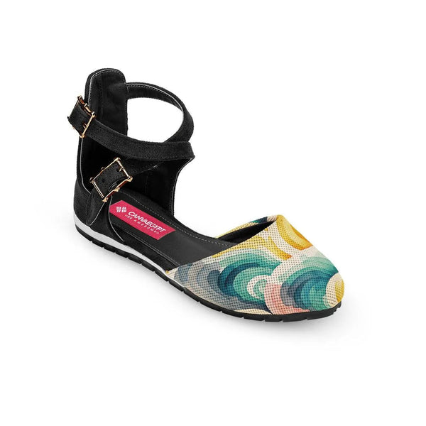 Black Chunky Sandal Scribbles - CANVAEGYPT