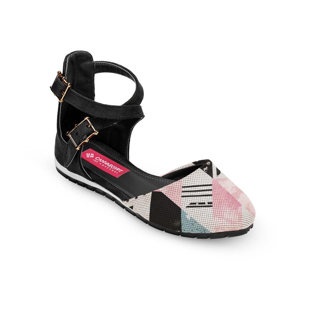 Black Chunky Sandal Sections - CANVAEGYPT