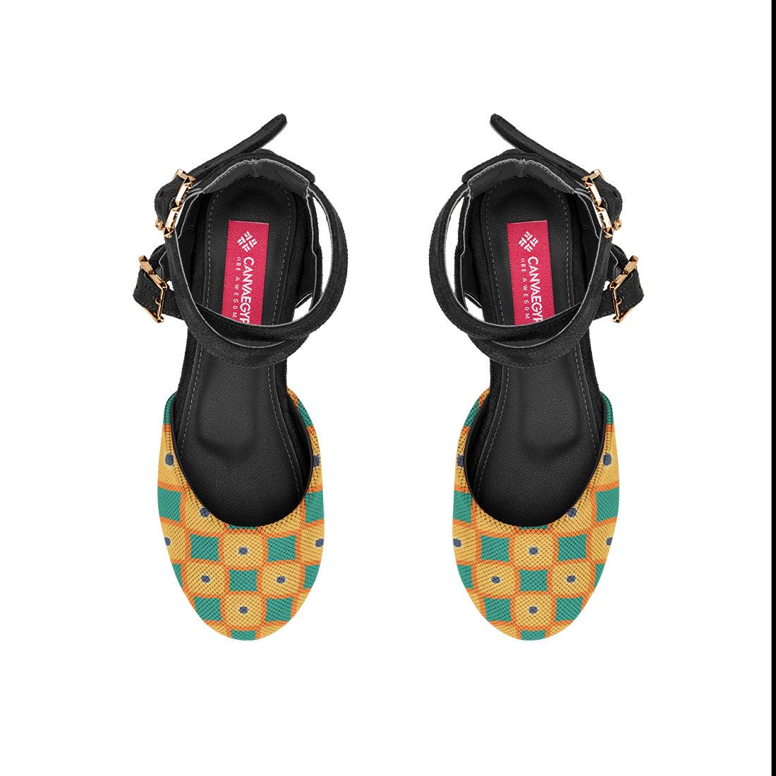 Black Chunky Sandal Segments - CANVAEGYPT