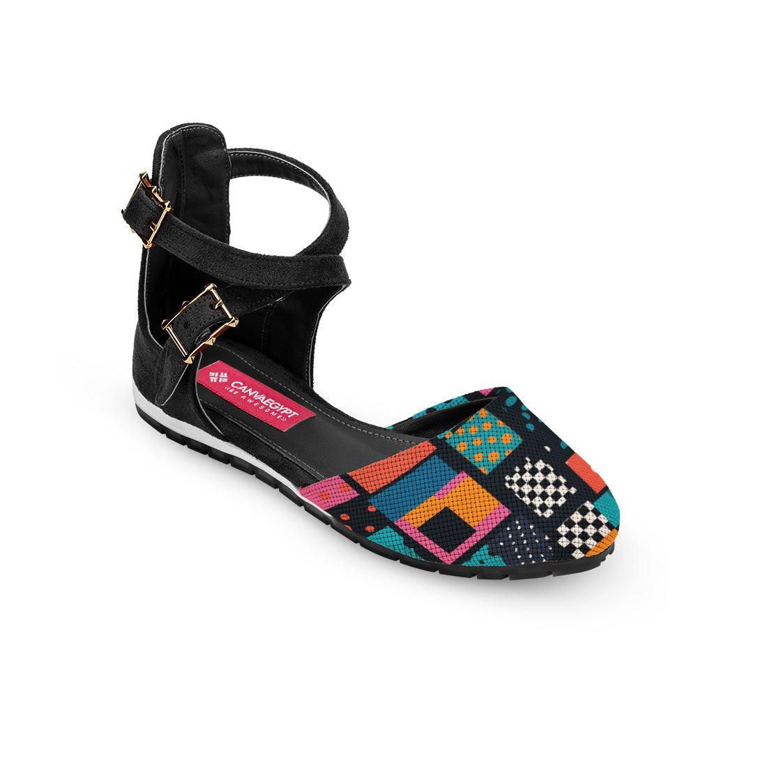 Black Chunky Sandal Zones - CANVAEGYPT