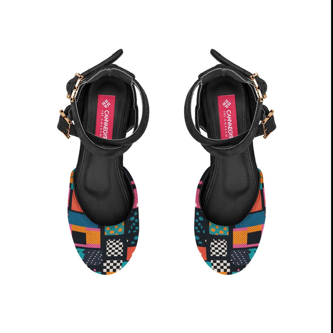 Black Chunky Sandal Zones - CANVAEGYPT