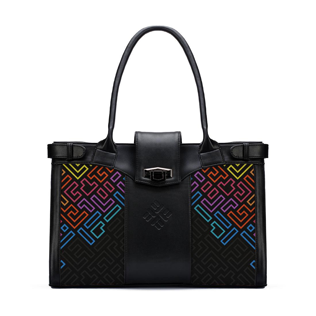 Black Double Handle Geo - CANVAEGYPT