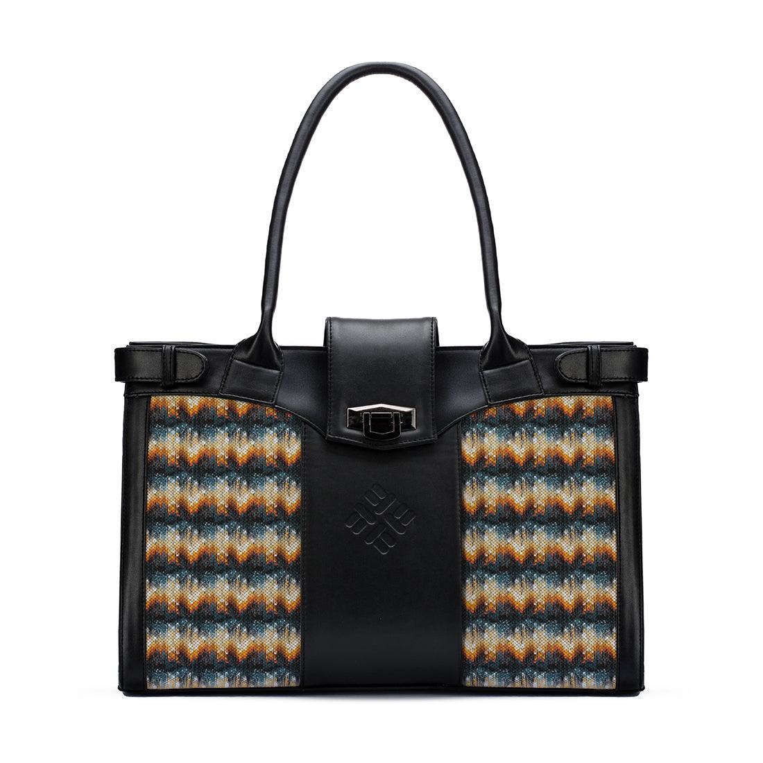 Black Double Handle Geometric - CANVAEGYPT