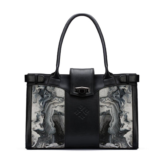 Black Double Handle Grey Flows - CANVAEGYPT